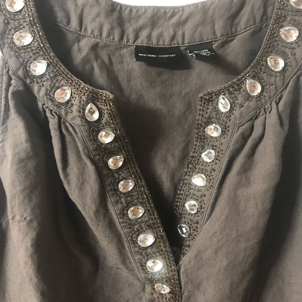 New York & Co Linen Tank